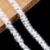 Corrente de Fita de Pérola e Diamante Renda Artesanal DIY Roupas Hanfu Cheongsam Acessórios de Cabelo Acessórios de Decoração