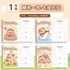 Cuaderno pequeño engrosado para copiar tareas, libro de registro de tareas de aula, cuaderno especial para tareas de escuela primaria, registro de alto valor de color