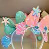 Diadema con lazo de lentejuelas de malla para parque de atracciones, versión coreana de diadema roja de red, linda y dulce, accesorios para el cabello, tocado al por mayor