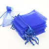 Fornecimento direto da fábrica bolsa de organza para presente bolsa de malha transparente com cordão embalagem de presente para joias bolsa de açúcar para presente