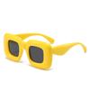 Gafas de Sol Rosas con Forma de Corazón Estilo Europeo y Americano para Mujer, Efecto Dopamina de Celebridad de Internet, Adelgazantes del Rostro, Estilo de Moda, Gafas de Sol Hot Girl con Protección UV