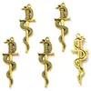 Accesorios de aleación DIY serpiente rodeando espada antigua daga colgante pulsera llavero collar pendientes colgante M104