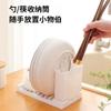 Escurridor de Platos Plegable Estilo Japonés Combinación de Empalme Escurridor de Tazas Escurridor de Tazones Cocina Palillos Cuchara Soporte de Almacenamiento para Tapas de Ollas