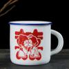 Venta al por mayor directa de fábrica taza de cerámica especial clásica nostálgica creativa imitación esmalte tamaño pequeño taza de vino venta al por mayor
