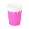 Conjunto de utensílios de mesa descartáveis coloridos para festa de aniversário Tema Decoração para Mesa de Sobremesas 8 Peças