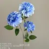 Flores Artificiais Azuis para Casamento Flores Falsas de Teto Decoração de Casamento Parede de Flores Arranjo de Flores de Chão para Casamento Materiais para Arranjo de Flores de Seda