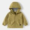 Abrigo de Bebé para Niño Ropa Infantil para Niño Chaqueta Primavera y Otoño 2025 Chaqueta Grande de Color Sólido para Niño Chaqueta de Bebé