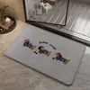 Alfombra de Piso Tejida de Lino para Baño Entrada al Baño Absorbente de Agua Antideslizante Felpudo para Inodoro Lavabo Resistente a Manchas Resistente a Caídas Alfombra