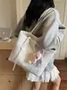 Bolso de Lona Super Popular Transfronterizo Gran Capacidad 2025 Nuevo Versátil Estilo Extranjero Bolso de Hombro Estilo Coreano Bolso de Mano de Moda para Mujeres