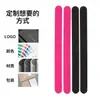 Lima de Uñas de Viruta de Madera Personalizada de Fábrica de 12 cm Tira Frotadora de Manicura de Doble Cara Lima Recta de Viruta de Madera Tira Delgada de Pulido para Manicura
