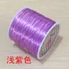 Fornecimento de contas de cristal extensão de cabelo linha elástica plana acessórios de joias faça você mesmo material pulseira de corda de contas atacado