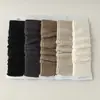Calcetines Holgados de Alta Elasticidad Jk Tendencia Otoño e Invierno Color Sólido Simples Mangas para Pantorrilla Calentadores de Piernas Calcetines de Punto Versátiles