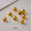 24K Conserva Cor Espaçador Artesanal DIY Colar Pulseira Pulseira Espaçador Contas Espaçadoras Material Acessórios Espaçador de Contas