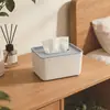 Venta al por mayor de fábrica caja de pañuelos con tapa de bambú impresión regalos publicitarios caja de papel de lujo ligero impresión de logotipo caja de almacenamiento de pañuelos