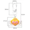 Llavero Colgante de Resina de Sailor Moon Llavero Hecho a Mano para DIY Cadena para Teléfono Móvil Accesorios para Colgar en Bolsos