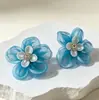 Aretes, broqueles, aretes con un toque de lujo ligero y de alta gama, aretes de estilo festivo para mujer