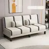 Sofá cama plegable doble uso doble tres personas multifuncional simple habitación de alquiler dormitorio sala de estar perezosa sofá de tela