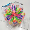 Pelota mágica telescópica luminosa grande pelota que florece pelota de contracción puesto de juguetes para niños al aire libre mercado nocturno suministro al por mayor