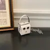 Elegante bolso de mano mini caja cuadrada para mujer, nuevo modelo de verano 2026, bolso de hombro y bandolera elegante y sencillo