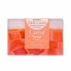 Comércio exterior 24K folha de ouro cenoura vitamina A sabonete artesanal óleo essencial sabonete de limpeza banho sabonete de ouro 150g sabonete facial atacado