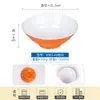 Tigela Rosqueada Bicolor de Melamina A5 Tigela para Macarrão Picante de Caracol Tigela Comercial para Arroz Macarrão Sopa Macarrão Ramen Tigela para Macarrão Restaurante de Macarrão