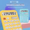 Calculadora de estudante fofa colorida portátil para escritório de computador de alta aparência atacado
