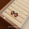 Estilo Nuevo Lujo Ligero Único Diseño de Nicho Sentido Simple Elegante Rojo Vino Aretes de Corazón Contraste de Color Geométrico Aretes de Otoño e Invierno para Mujer
