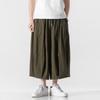 Pantalones cortos holgados y rectos de estilo Hong Kong, de talla grande, estilo retro japonés, para primavera y verano, K161