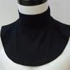 Cuello Postizo para Mujer, Algodón Puro, Cuello Bajo, Capa Interior para Otoño, Invierno y Primavera, Cálido, Estilo Coreano, Casual, Blanco, Adecuado para Combinar con Sudaderas y Jerseys, Cuello Postizo para Mujer
