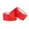 Cinta de Enmascarar Roja, Rollo Pequeño Fácil de Rasgar para Celebraciones de Bodas, Educación Temprana Infantil y Cinta de Enmascarar de Colores