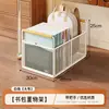 Suporte de armazenamento de mochila sob a mesa caixa de livros móvel cesta de armazenamento de livros para sala de aula de estudante sob a mesa com rodas pequeno carrinho