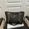 Bolso de Mano Grande y Lindo para el Trabajo, Bolso de Hombro para Mujer 2026 Verano Nuevo Bolso Tote con Bloques de Color Retro