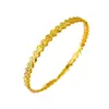 Pulsera con forma de corazón de hielo picado, latón bañado en oro, exquisita pulsera de lujo para mujer en color oro arena, deslumbrante y versátil, perfecta como regalo