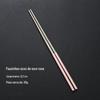 Atacado Conjunto de Colher e Hashi de Aço Inoxidável 304 Estilo Coreano Hashi Doméstico Talheres Criativos Colher para Comida Ocidental Colher para Adulto