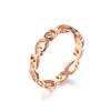 Amazon Nudo Celta de Corazón Hueco Anillo de Acero de Titanio para Mujer Anillo Acero Inoxidable Apilable Boda Compromiso Anillo de Cola