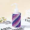 Nueva Botella Limpiadora de Pestañas Incrustada de Diamantes Tipo Exprimidor Boca Curva Botella Limpiadora de Pestañas Herramienta Auxiliar de Limpieza para Manicura 250ml