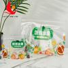 Saco de embalagem de frutas em estoque, saco plástico de qualidade alimentar, saco de frutas perfurado, impressão colorida, saco autovedante para frutas e vegetais, pode ser personalizado