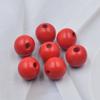 Acessórios para Joias DIY 16mm Contas de Madeira Coloridas Contas Soltas Decoração de Casa Acessórios para Miçangas de Madeira Contas Redondas
