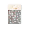 Adesivos Tomoni finos e resistentes para nail art, populares, simples, adesivos de desenho animado para crianças, adesivos de joias de urso morango, nail art