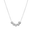 Collar Douyin de Cobre Cinco Bendiciones para Mujer 2025 Nuevo Trendy Acero de Titanio No se Desvanece Cuentas de Transferencia Cadena Clavicular de Lujo Ligero