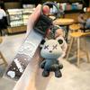 Novo Camaleão Urso Resina Chaveiro Desenho Animado Urso Carro Bolsa Chaveiro Feminino Fino Pingente Pequena Jóia