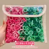 Anillo para el Pulgar de Color Caramelo para Niños Cuerda Elástica Alta para el Cabello de Niñas Cuerda para el Cabello Cabello de Bebé Accesorios para el Cabello