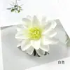 Simulação cabeça de lótus diy adorno de cabeça grampo de cabelo flor material peônia peônia flor artificial salão de casamento parede de flores adereços de decoração