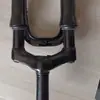 Garfo Dianteiro de Bicicleta Elétrica Amortecido do Fabricante com Mola para Freio a Disco, Bicicleta Amortecida de Velocidade Variável Sem Câmbio, Amortecimento para Pedalar