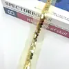 Nuevo Fondo de Malla Laminado con Lentejuelas Doradas Encaje Bordado Ropa de Escenario Accesorios Decorativos Accesorios 4CM de Ancho