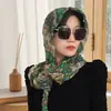 Bufanda Trenzada para Cabello Arrugado Moda para Niña Todo Fósforo Baotou Nuevo Exterior Delgada Otoño e Invierno Bufanda Protectora para el Cuello