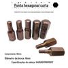 Chave de fenda hexagonal interna soquete chave interna de 6 ângulos bico de chave de fenda chave de fenda hexagonal externa chave de fenda ferramenta chave de fenda chave de fenda