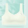 Traceless Ice Silk Meninas Desenvolvimento Roupa Interior Feminina Anti-caminhada Linda Costas Envolvendo Tubo de Seio Top Camisola Interna Colete Anti-colisão