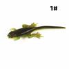 Señuelo Blando de Silicona 7.5cm/3g Señuelo Luya Anti-Real Simulación de Lagarto Señuelo Blando Equipo de Pesca
