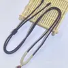 Exquisita Cadena Ajustable Hecha a Mano para Colgante de Jade Ágata con Colgante de Jade Arena Dorada Accesorios para Cadena de Collar